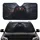 Majestic Predatory Bird Head Strong Beak Glowing Eyes Swirling Mists Twilight Sky – Wildlife Lover Gift Car Sunshade - 1
