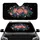 Black Background Peonies Multi-petal Flowers Lush Foliage - Car Decor Gift Car Sunshade - 1
