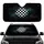 Checkerboard Light Streaks - Driving Enthusiast Gift for Car Lovers Car Sunshade - 1