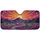Psychedelic Sunburst Road Mountain Landscape - Road Trip Essentials Car Sunshade - 3