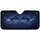 Enchanting Blue Eyes Cosmic Nebula - Ethereal Stargazer Gift Car Sunshade - 3