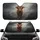 Highland Cow Calf Leopard Bow - Scottish Highlands Wildlife Lover Gift Car Sunshade - 1