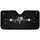 White Paw Print ECG Heartbeat Line Hearts - Pet Lover Appreciation Gift Car Sunshade - 3