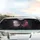 Iridescent Plum Lavender Butterfly Golden Swirl Black Velvet - Car Decor Gift Car Sunshade - 5