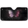 Iridescent Plum Lavender Butterfly Golden Swirl Black Velvet - Car Decor Gift Car Sunshade - 3