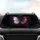 Iridescent Plum Lavender Butterfly Golden Swirl Black Velvet - Car Decor Gift Car Sunshade - 4