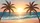 Tropical Sunset Palm Trees Ocean Beach - Travel Essentials Gift Car Sunshade - 7