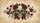 Aged Parchment Skulls Crimson Roses Dark Foliage - Gothic Lover Halloween Car Decor Gift Car Sunshade - 7