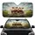 Funny Hereford Cow Family Driving Road Trip - Everyday Car Decor Gift for Cow Lover Car Sunshade - 1