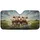Funny Hereford Cow Family Driving Road Trip - Everyday Car Decor Gift for Cow Lover Car Sunshade - 3