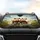 Funny Hereford Cow Family Driving Road Trip - Everyday Car Decor Gift for Cow Lover Car Sunshade - 4