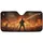 Firefighters Battling Inferno - Firefighter Appreciation Gift for First Responders Car Sunshade - 1
