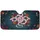 Winding Pink Snakes Glowing Moons Roses - Enchanted Garden Nocturnal Gift for Nature Lovers Car Sunshade - 3