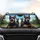 Five Doberman Pinschers Driving Open Road Trip Adventure - Dog Lover Gift Car Sunshade - 4