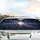 Radiant Moon Phases Golden Orbital Stars Astrological Symbols - Travel Essentials Car Sunshade - 5
