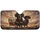 Dachshunds Biker Puppy Golden Hour Adventure - Dog Lover Auto Decor Gift Car Sunshade - 3