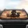 Dachshunds Biker Puppy Golden Hour Adventure - Dog Lover Auto Decor Gift Car Sunshade - 4
