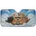 Chunky Cats in Sunglasses Driving Car - Cat Lover Travel Essentials Car Sunshade - 3