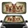 Highly Detailed Realistic Yorkie Dogs Regal Crowns Bows - Pet Lover Gift Car Sunshade - 1