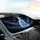 Mystical Feline Glowing Dragonflies Cosmic Sky - Fantasy Lover Gift Car Sunshade - 6