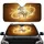Majestic White Horse Golden Patterns Radiant Light - Car Decor Gift for Fantasy Lover Car Sunshade - 1