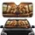 Smiling Golden Retriever Driving Classic Car with Puppies - Dog Lover Road Trip Gift Car Sunshade - 1
