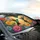 Graceful Hummingbirds Blossom Stained Glass Mosaic - Bird Lover Gift Car Sunshade - 6