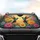 Graceful Hummingbirds Blossom Stained Glass Mosaic - Bird Lover Gift Car Sunshade - 4