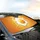 Fried Egg Golden Yolk Steam Sunrise - Morning Drive Lifestyle Gift Car Sunshade - 6