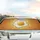 Fried Egg Golden Yolk Steam Sunrise - Morning Drive Lifestyle Gift Car Sunshade - 5