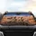 Terrified Skeletons Police Chase Desert Landscape - Thrill Seeker Auto Gift Car Sunshade - 4