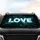 LOVE Luminous Marbled Cracked Swirls Frozen Lightning - Travel Essentials Car Sunshade - 4