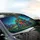 Village Houses Stacked Hillsides Green Trees Deep Blue Sky - Car Decor Gift Car Sunshade - 6