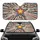 Prominent, Layered Five Point Stars Explosion - Everyday Car Interior Decor Car Sunshade - 1
