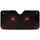 Glowing Red Monster Eyes Dark Fog Abyssal Black - Horror Fan Gift Car Sunshade - 3