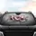 Delicate Blush Pink Flowers Ethereal Smoke Mist Organic Forms - Car Decor Gift Car Sunshade - 4