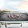 Delicate Blush Pink Flowers Ethereal Smoke Mist Organic Forms - Car Decor Gift Car Sunshade - 5