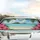 Tropical Beach Hibiscus Palm Fronds Ocean Scene - Summer Travel Essentials Gift Car Sunshade - 5