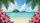 Tropical Beach Hibiscus Palm Fronds Ocean Scene - Summer Travel Essentials Gift Car Sunshade - 7