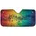 Dynamic Flowing Music Notes Staff Lines Colorful Gradient Waves - Music Lover Gift Car Sunshade - 3
