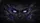 Glaring Purple Glowing Eyes Energy Tendrils - Fantasy Lover Gift Car Sunshade - 7