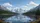 Snow-Capped Alpine Lake Panorama - Nature Lover Gift Car Sunshade - 7