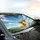 Blissful Golden Retrievers Sky Hills Scenic - Outdoor Adventure Pet Parent Gift Car Sunshade - 6