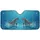 Bottlenose Dolphins Open Mouth Playful Interaction Water Splashes - Ocean Lover Gift Car Sunshade - 3