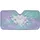 White Hearts Cluster Scattered Lavender Teal Aqua Purple Fields Car Decoration Gift Car Sunshade - 3