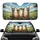 Alpacas Driving Rolling Green Hills Selfie - Travel Lover Gift for Alpaca Fans Car Sunshade - 1