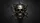 Menacing Metallic Skull Tarnished Bronze Silver Cracked Concrete Wall - Halloween Car Decor Gift Car Sunshade - 7