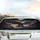 Bald Eagle American Flag Swooping - Independence Day Patriotic Gift for Veterans Car Sunshade - 5