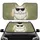 Fluffy White Cat Black Sunglasses Light Rays - Car Decor Gift for Cat Owners Car Sunshade - 1