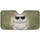Fluffy White Cat Black Sunglasses Light Rays - Car Decor Gift for Cat Owners Car Sunshade - 3